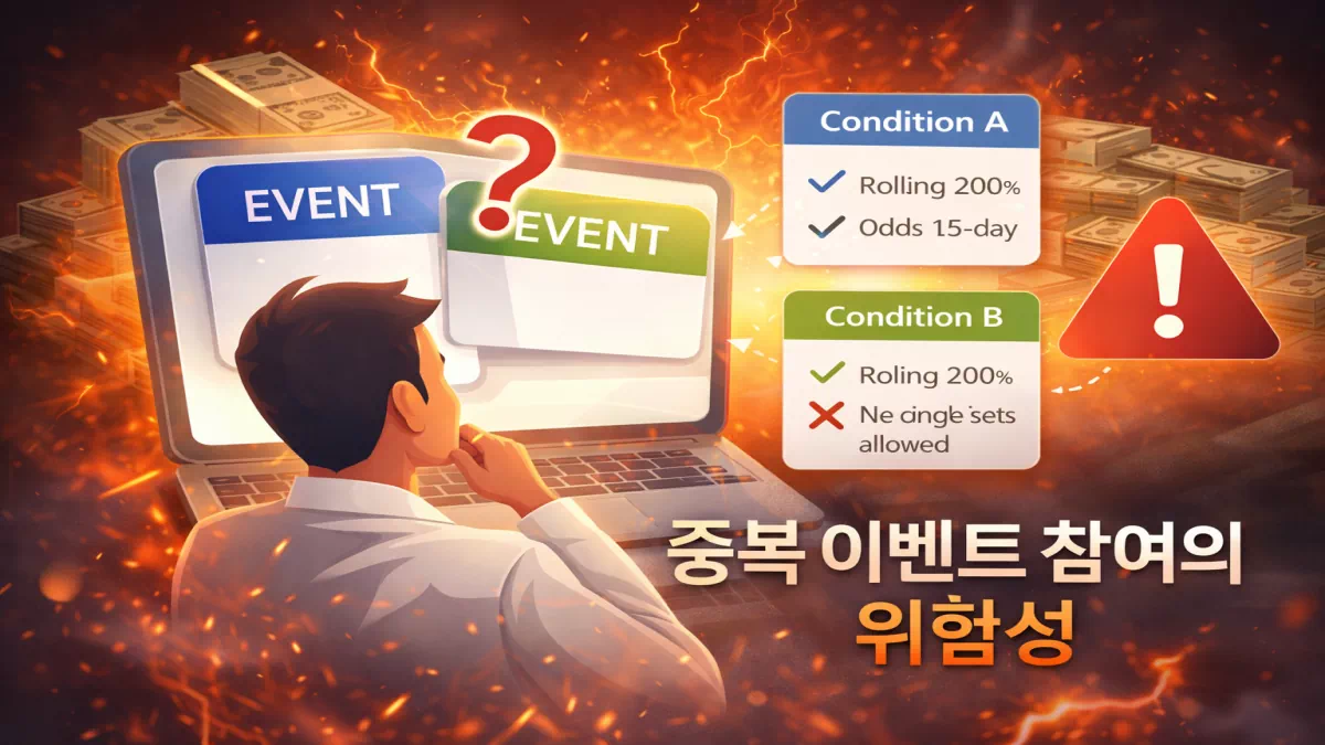 꽁머니 중복 이벤트 참여, 왜 환전에서 막힐까? 구조와 계산으로 보는 실제 사례 - 안전한 꽁머니사이트 정보 0 꽁머니 중복 이벤트 참여, 왜 환전에서 막힐까? 구조와 계산으로 보는 실제 사례 - 안전한 꽁머니사이트 정보 0