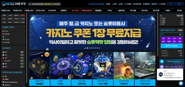 탐정(tamsp09.com) 먹튀 피해 사례 제보 - 47만원 피해 주의! - 실전 배팅 가이드 및 분석 자료 0