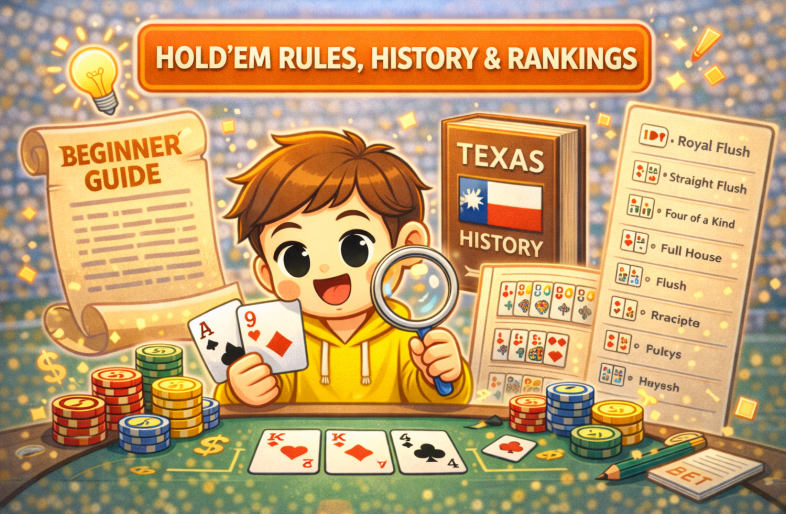 카지노 홀덤 기초 가이드, 룰·유래·족보 한 번에 정리 - 실전 배팅 가이드 및 분석 자료 0