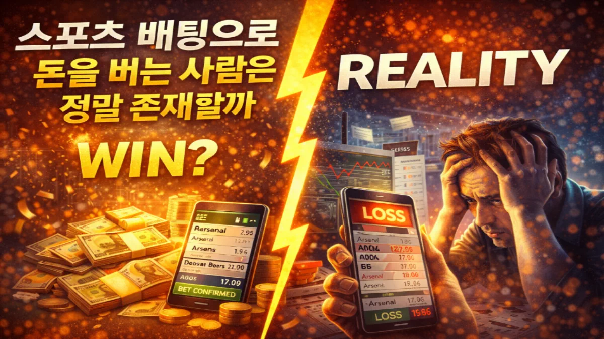 스포츠 배팅으로 돈을 버는 사람은 정말 존재할까? - 실전 배팅 가이드 및 분석 자료 0 스포츠 배팅으로 돈을 버는 사람은 정말 존재할까? - 실전 배팅 가이드 및 분석 자료 0