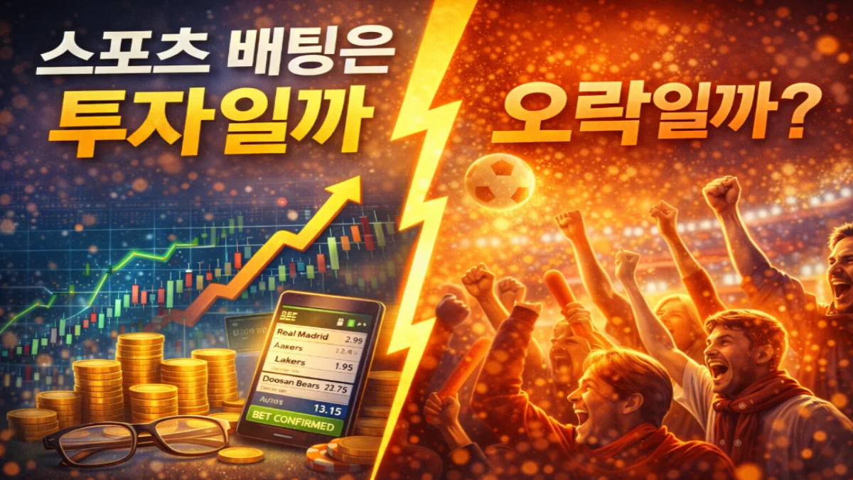 스포츠 배팅은 투자일까 오락일까 구조적 차이 분석 - 실전 배팅 가이드 및 분석 자료 0 스포츠 배팅은 투자일까 오락일까 구조적 차이 분석 - 실전 배팅 가이드 및 분석 자료 0