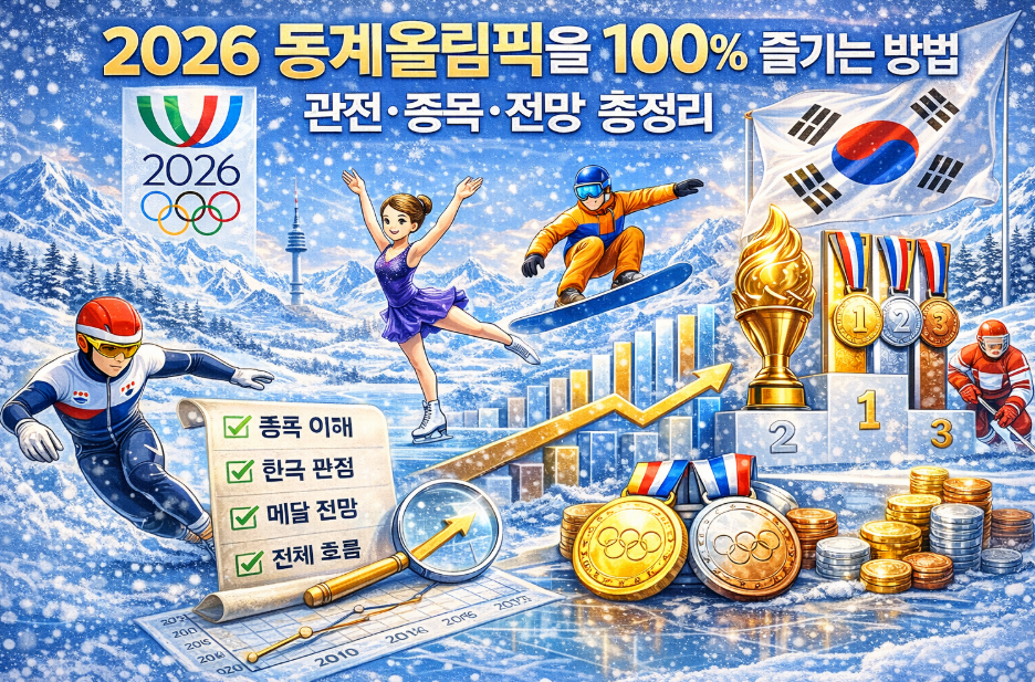 2026 밀라노·코르티나담페초 동계올림픽 100% 즐기는 방법 관전·종목·전망 총 정리 - 실전 배팅 가이드 및 분석 자료 0 2026 밀라노·코르티나담페초 동계올림픽 100% 즐기는 방법 관전·종목·전망 총 정리 - 실전 배팅 가이드 및 분석 자료 0
