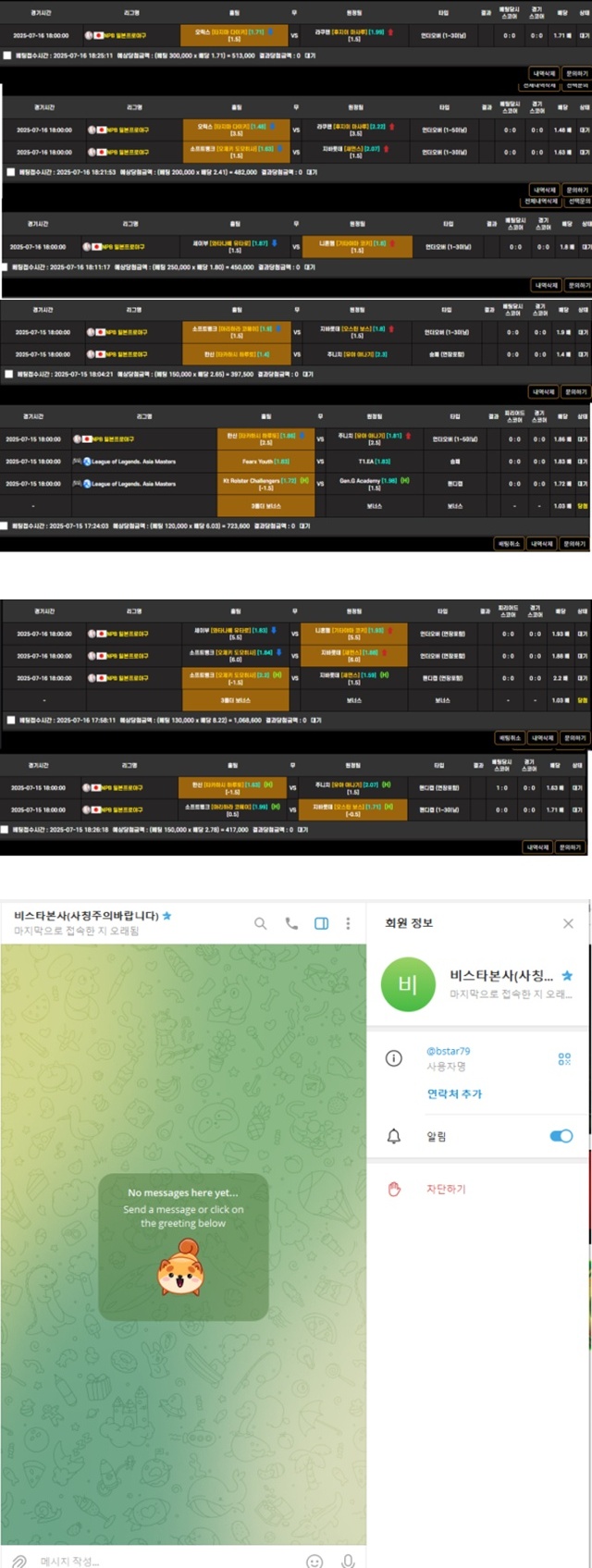 비스타(bstar22.com) 먹튀 피해 제보 - 200만원 피해 경고